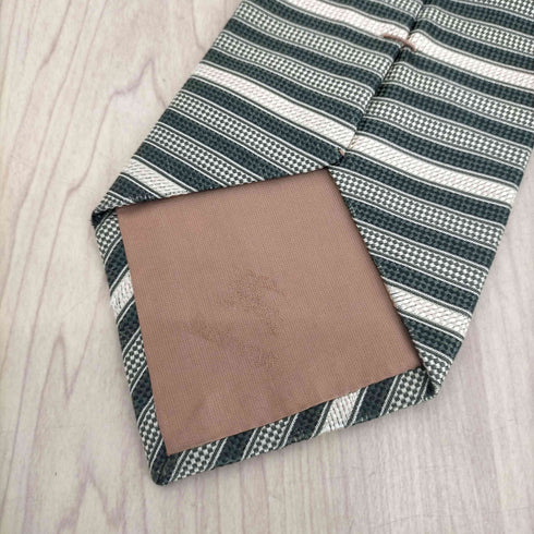 バーバリーズ BURBERRYS ロゴ刺繍ボーダーシルクネクタイ メンズ