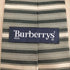 バーバリーズ BURBERRYS ロゴ刺繍ボーダーシルクネクタイ メンズ