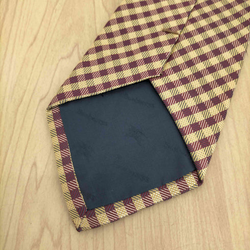 バーバリーズ BURBERRYS ロゴ刺繍バイアスチェックネクタイ メンズ