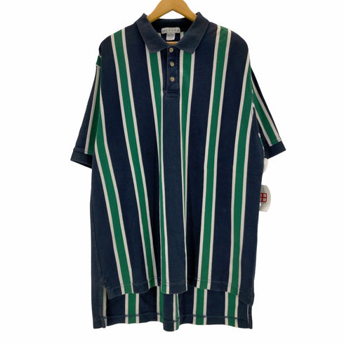 メローナ MERONA 90s パキスタン製 ストライプポロシャツ メンズ JPN:XL