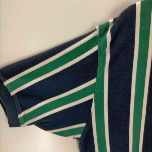 メローナ MERONA 90s パキスタン製 ストライプポロシャツ メンズ JPN:XL
