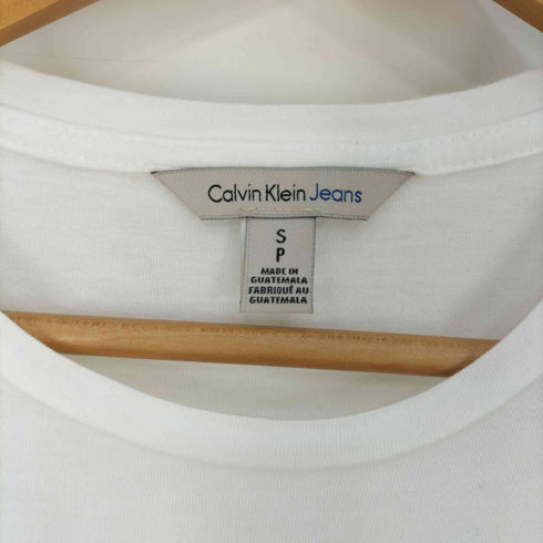カルバンクラインジーンズ Calvin Klein Jeans ロゴプリント クルーネックTシャツ レディース import:S