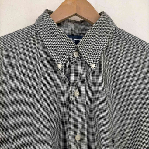 ラルフローレンゴルフ RALPH LAUREN GOLF BLAKE ポニー刺繍 千鳥格子 BDシャツ メンズ import:L