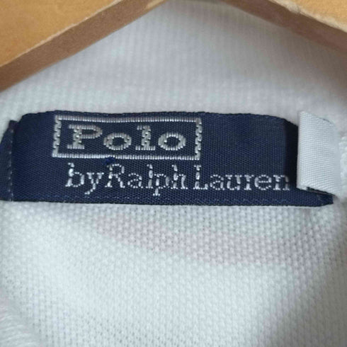 ポロバイラルフローレン Polo by RALPH LAUREN ビッグポニー刺繍 アームナンバリング 3 ポロシャツ レディース import:XL