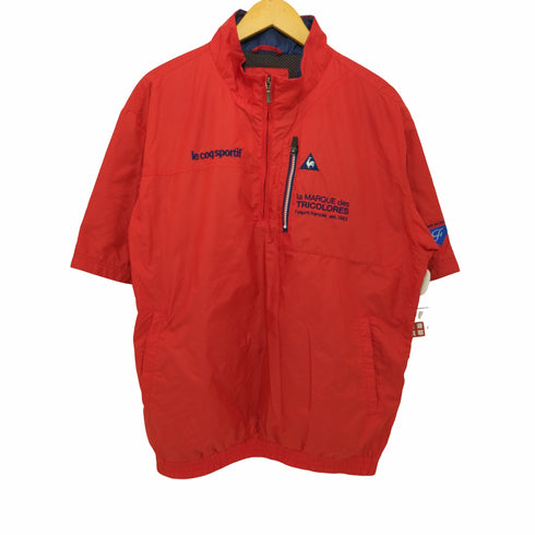 ルコックスポルティフ lecoqsportif ハーフジップナイロントップス メンズ LL