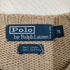 ポロバイラルフローレン Polo by RALPH LAUREN ポ二-刺繍 Vガゼット リネンコットンニット メンズ import:M
