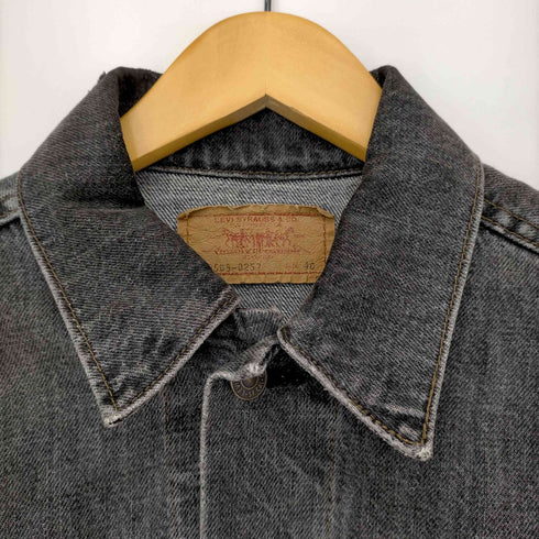 リーバイス Levis 70505-0257 90S 先染めブラックデニムジャケット メンズ US:40