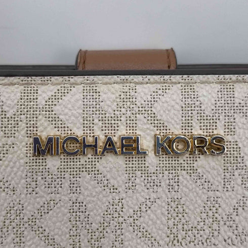 マイケルコース Michael Kors MKシグネチャー JET SET TRAVEL ビルフォールド ジップ コンパクトウォレット レディース