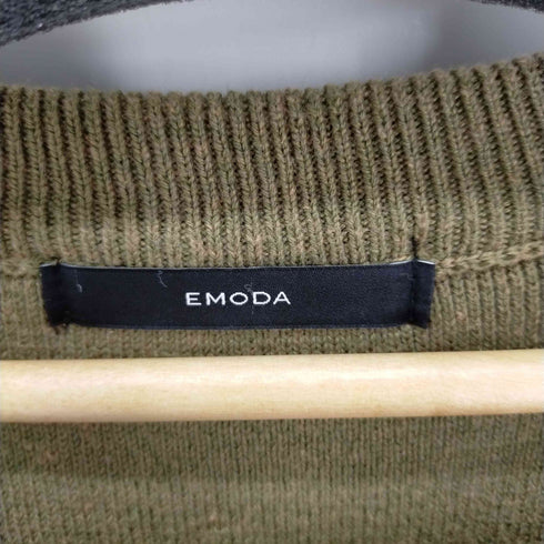 エモダ EMODA トップレイヤーニットワンピース レディース FREE