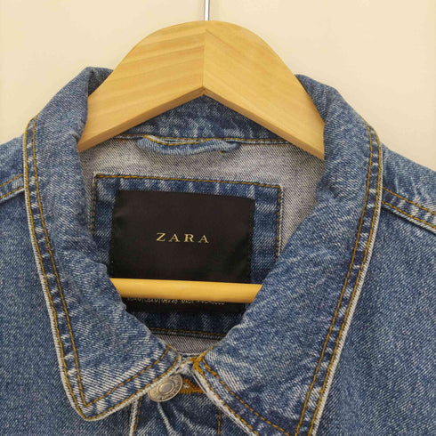 ザラ ZARA 4ポケット デニム ジャケット トラッカー メンズ import:M