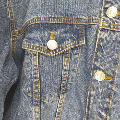 ザラ ZARA 4ポケット デニム ジャケット トラッカー メンズ import:M