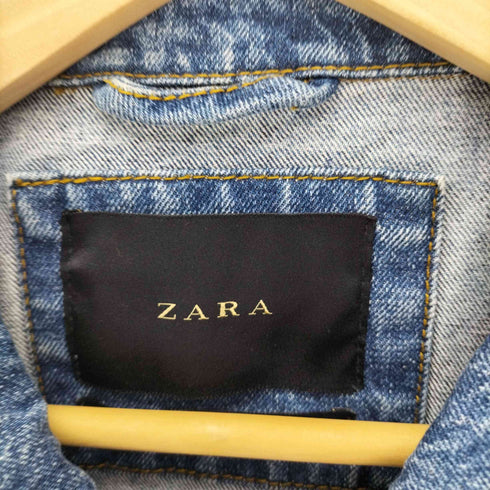 ザラ ZARA 4ポケット デニム ジャケット トラッカー メンズ import:M