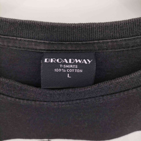 ブロードウェイ BROADWAY デザインクルーネックTシャツ メンズ JPN:L
