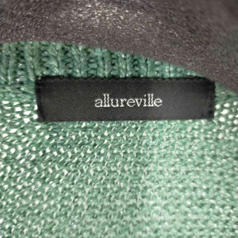 アルアバイル allureville ラメニットカーディガン レディース 2