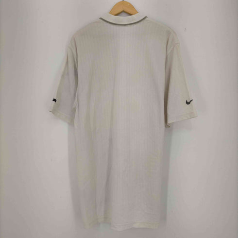 ナイキ NIKE 90-2000s 銀タグ テニスライン ワンポイント ポロシャツ メンズ import:M