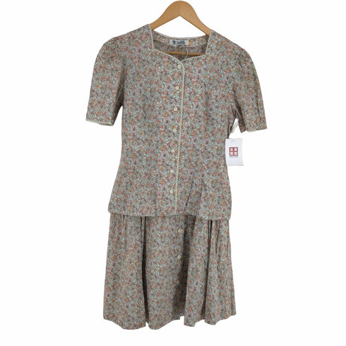 ザスコッチハウス The Scotch House 花柄 シャツセットアップ レディース