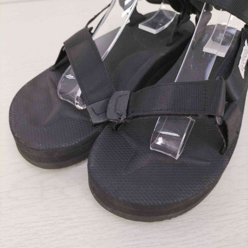 スイコック suicoke 厚底 ベルクロストラップ スポーツサンダル レディース JPN:24