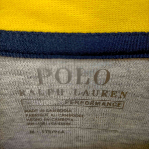 ポロラルフローレン POLO RALPH LAUREN ポニー刺繍 トリコカラー ジップアップパーカー 袖プリント メンズ import:M