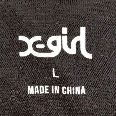 エックスガール X-girl BLURRY LOGO S/S TEE レディース JPN:L