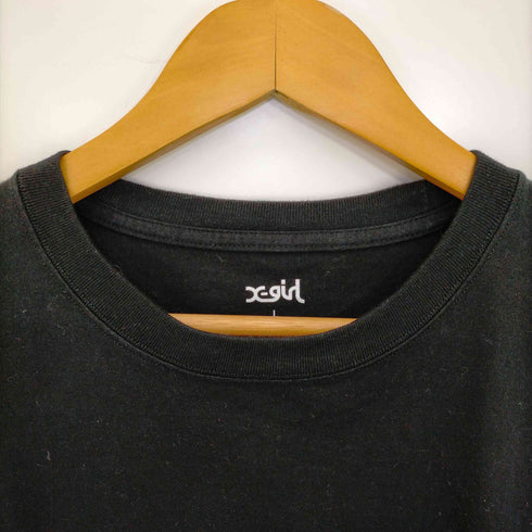 エックスガール X-girl BLURRY LOGO S/S TEE レディース JPN:L