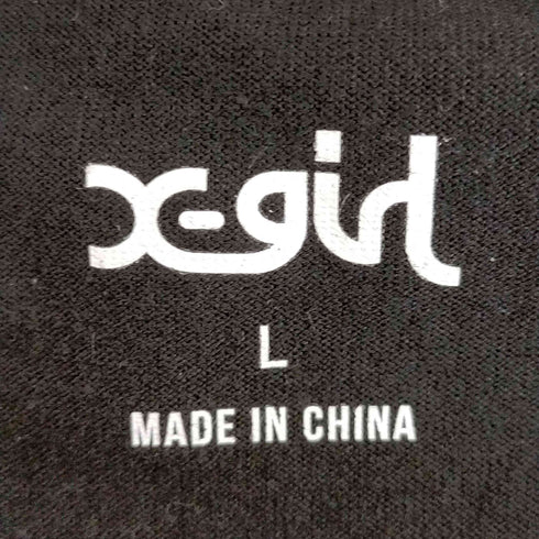 エックスガール X-girl BLURRY LOGO S/S TEE レディース JPN:L