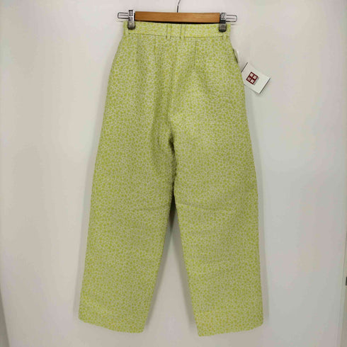ロクビューティーアンドユースユナイテッドアローズ 6 BEAUTY & YOUTH UNITED ARROWS KOBANA JACQUARD PANTS 小花 ジャガード パンツ レディース JPN:34