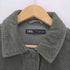 ザラ ZARA Corduroy overshirt コーデュロイ オーバー シャツ ジャケット レディース import:L