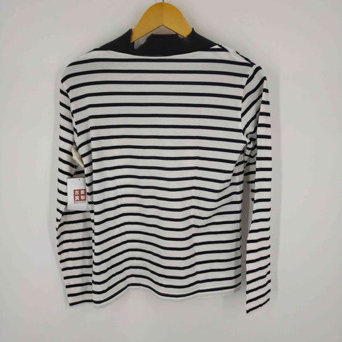 ルルウィルビー LOULOU WILLOUGHBY メッセージプリントボーダーボートネックカットソー レディース JPN:2