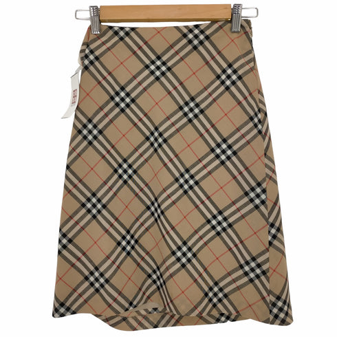 バーバリーロンドンブルーレーベル BURBERRY LONDON BLUE LABEL ノバチェック柄タイトスカート レディース 38