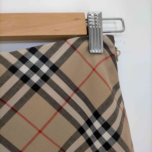 バーバリーロンドンブルーレーベル BURBERRY LONDON BLUE LABEL ノバチェック柄タイトスカート レディース 38