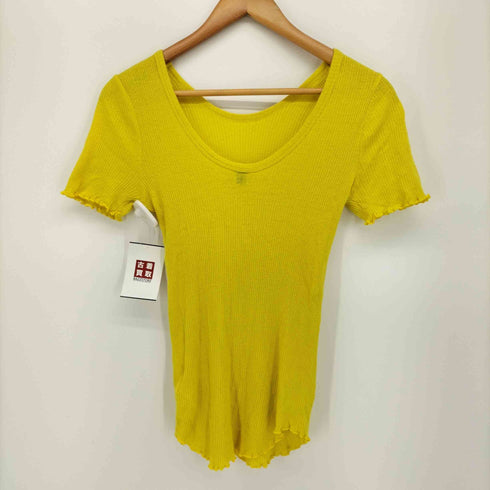 ハクジ HAKUJI S/S コットン ニット レディース F