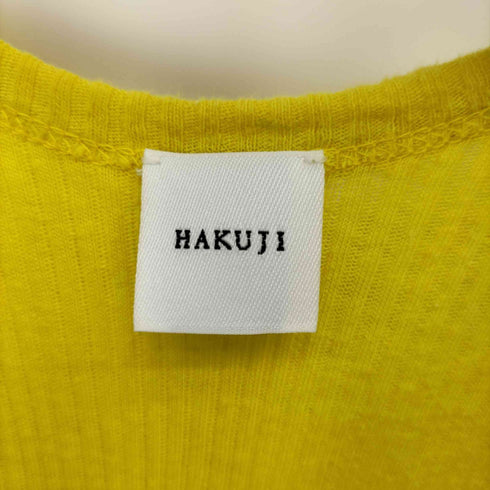 ハクジ HAKUJI S/S コットン ニット レディース F
