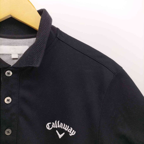キャロウェイ Callaway ゴルフウェア ワンポイントポロシャツ メンズ JPN:L