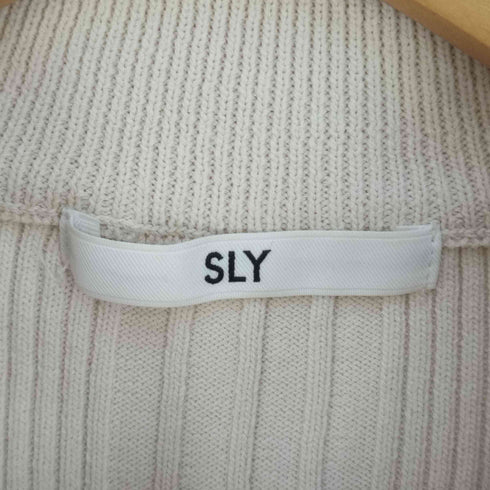 スライ SLY RANDOM RIB HG トップス レディース FREE