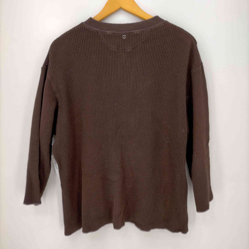 BASICKS T-SHIRT ヘンリーネックサーマルカットソー メンズ JPN:M
