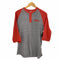 ナイキ NIKE 70S MADE IN USA ツートンラグランヘンリーネックカットソー ベースボールシャツ ゴツナイキ メンズ import:L