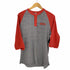 ナイキ NIKE 70S MADE IN USA ツートンラグランヘンリーネックカットソー ベースボールシャツ ゴツナイキ メンズ import:L