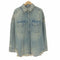 ザラ ZARA クラッシュ加工 デニムシャツジャケット レディース XS