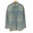 ザラ ZARA クラッシュ加工 デニムシャツジャケット レディース XS