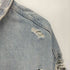 ザラ ZARA クラッシュ加工 デニムシャツジャケット レディース XS
