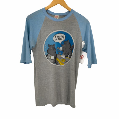 80S 1981コピーライト J BATES ツートンラグランTシャツ メンズ import:M