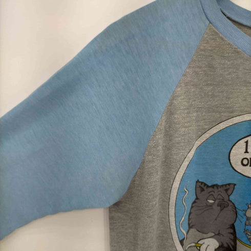80S 1981コピーライト J BATES ツートンラグランTシャツ メンズ import:M