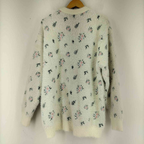 LKOD フラワーパターン ヘアリーニット レディース import:L