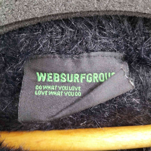 WEBSURFGROUP クルーネックファーニット メンズ import:S