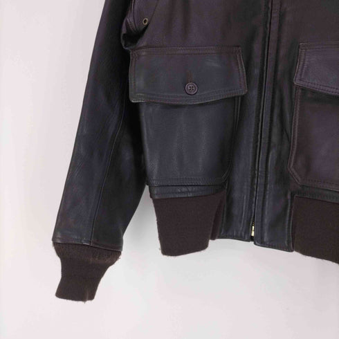 ショット Schott USA製 675 G-1 ゴートレザー フライトジャケット メンズ US:36