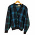 キャンパス CAMPUS 60S WOOL-MOHAIR ウールモヘア総柄カーディガン 毛足長め メンズ import:L
