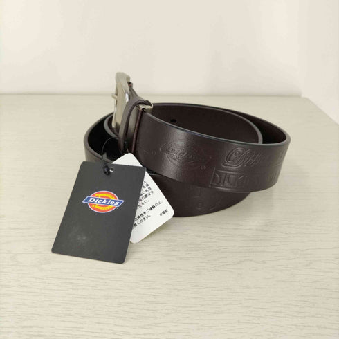 ディッキーズ Dickies ロゴ型押し レザーベルト メンズ