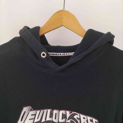 デビロック DEVILOCK ロゴプリント プルオーバー パーカー メンズ JPN:XL
