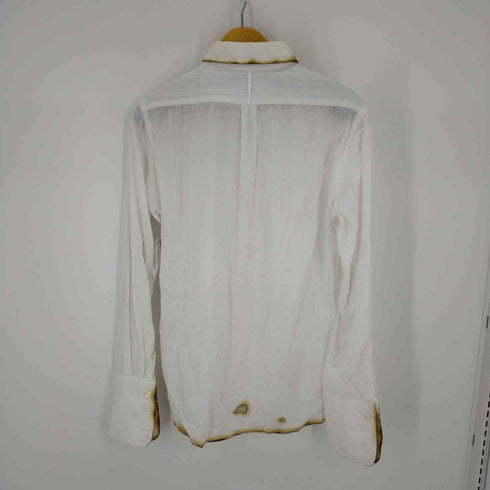 ミハラヤスヒロ MIHARA YASUHIRO バーン加工L/Sシャツ メンズ JPN:M