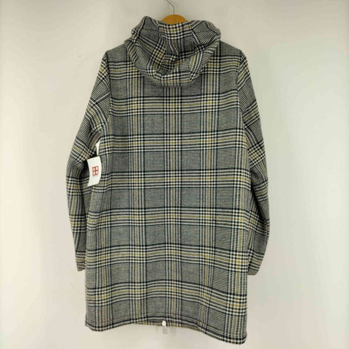 izzue ダブルジップ 千鳥格子 フーディハーフコート IDEAL ZIPPER メンズ JPN:4
